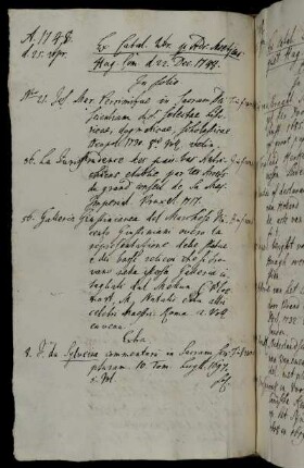 Ex Catal. libr. p. Adr. Moetjens Hag. Com. d. 22. Dec. 1748. [D. i. 1747.]