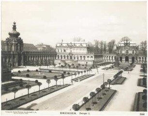 Zwinger, Dresden: Ansicht mit Kronentor