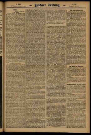 Zweite Ausgabe vom Dienstag, den 17. Juni 1913.