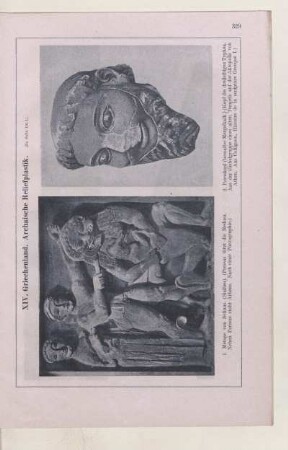 XIV. Griechenland. Archaische Reliefplastik