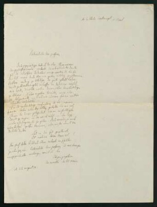 Brief vom 25. August 1850
