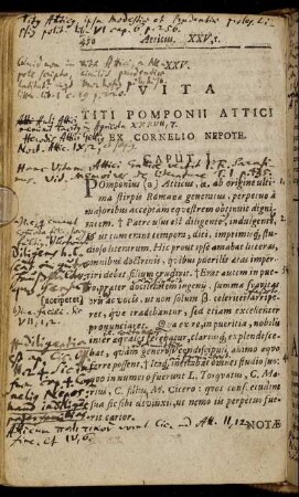 XXV. Vita Titi Pomponii Attici