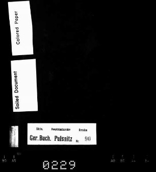 Gerichtshandelsbuch von Thiemendorf (bei Pulsnitz), Bd. 2