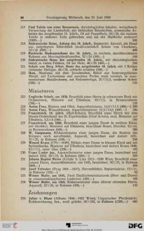Miniaturen (Nr. 223-234)
