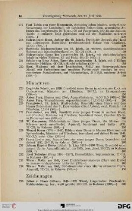 Miniaturen (Nr. 223-234)