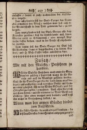 Zusatz/ Wie mit den Malefitz-Persohnen zu handeln