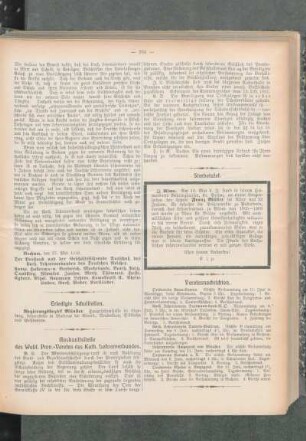 Sterbetafel : [Franz Müller] ; [Nekrolog]