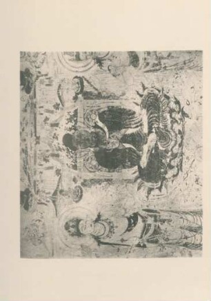 [Pl. VIII. Peinture a fresque de l'intérieur du kondau de Hauryouji ...]