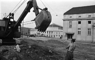 Umbau des westlichen Zugangs zum Festplatz.