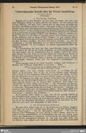 Ueberschauender Bericht über die Trierer Ausstellung