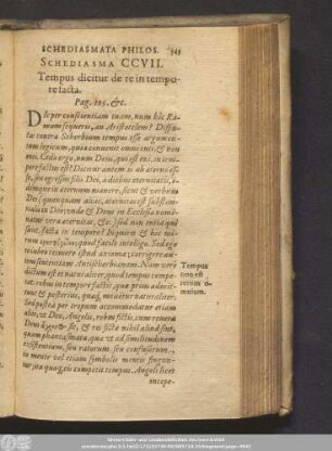 Schediasma CCVII.