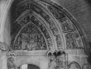 Bayonne, Kathedrale St. Marie, Südportal, Tympanon