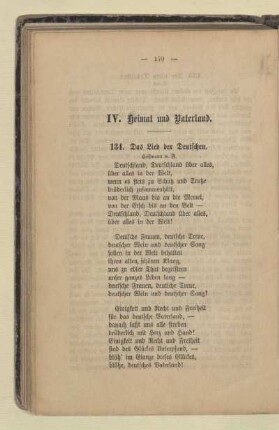IV. Heimat und Vaterland