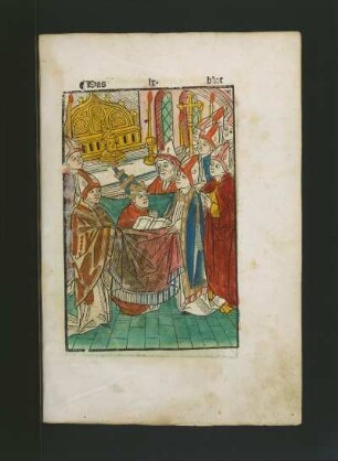 Weihe Papst Martin V., Blatt 60r