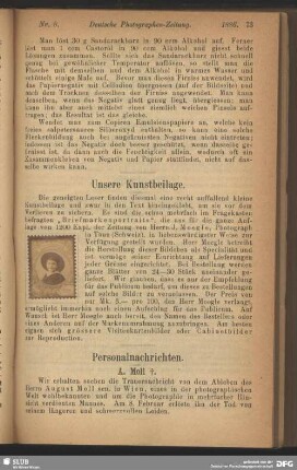 Unsere Kunstbeilage
