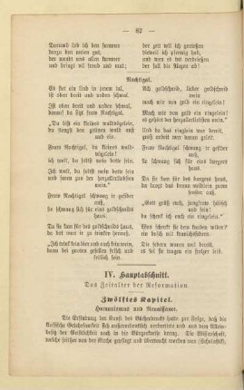 IV. Hauptabschnitt
