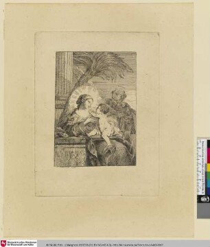 [Die Ruhe auf der Flucht nach Ägypten; Le Repos de la Sainte Famille en Egypte]
