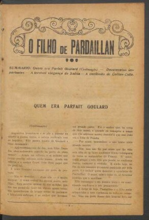 O filho de Pardaillan : Romance histórico