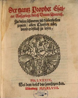Der gantz Prophet Esaias