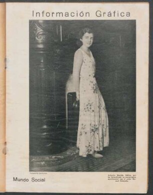 Mundo social : Señorita Matilde Millán