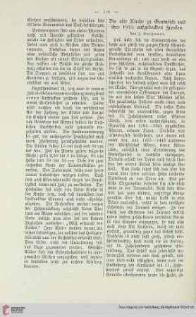 31: Die alte Kirche zu Garmisch und ihre 1913 aufgedeckten Fresken