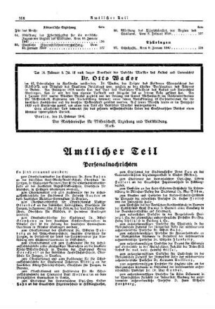 [Todesanzeige Dr. Otto Wacker]