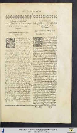 VI. De Virginitate - X. Quid Nomen Profeßione Christiani Sibi Velit.