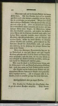 Uebelgestaltetes oder zu enges Becken