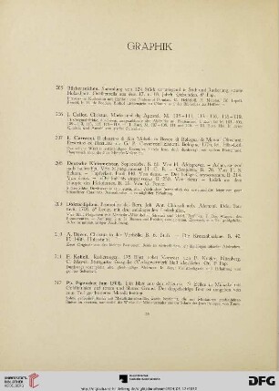 Graphik (Nr. 205-217)