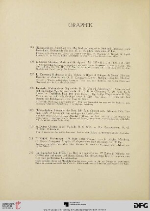 Graphik (Nr. 205-217)