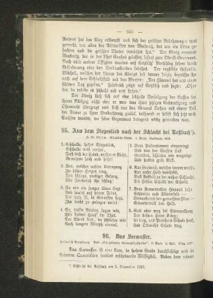 95. Aus dem Siegeslied nach der Schlacht bei Roßbach
