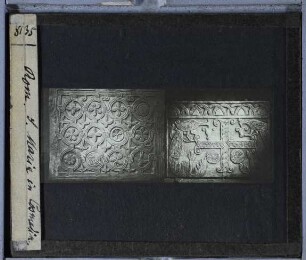 Rom, S. Maria in Cosmedin : Reliefplatten