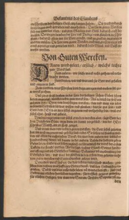 Von Guten Wercken.