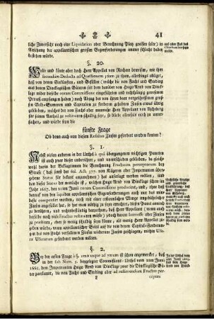 Fünfte Frage.