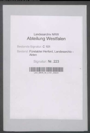 Korrespondenz der Äbtissin Elisabeth Louise Pfalzgräfin bei Rhein