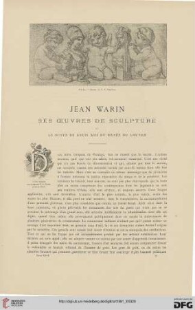 7: Jean Warin : ses œuvres de sculpture et le buste de Louis XIII du Musée de Louvre