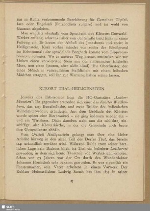 Kurort Thal-Heiligenstein