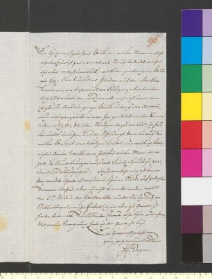 Brief von Wagner, Johann Konrad an Goethe, Johann Wolfgang von