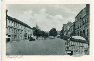 Burgstädt. Marktplatz