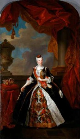 Königin Maria Josepha von Polen (1699-1757) in polnischer Tracht