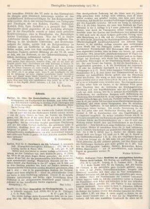 43-44 [Rezension] Heussi, Karl, Kompendium der Kirchengeschichte. 3., verb. u. teilw.umgearb. Aufl