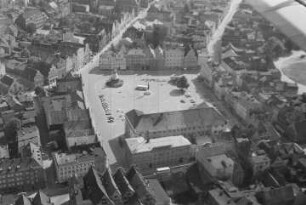Marktplatz von Wismar : Blickrichtung Südwesten