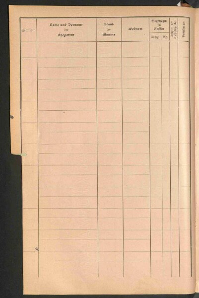 Standesamtsbuch der Stadt Aschaffenburg: Register Eheschließungen 1927 - 1929