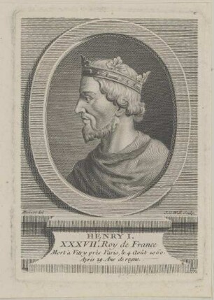 Bildnis des Henry I de France