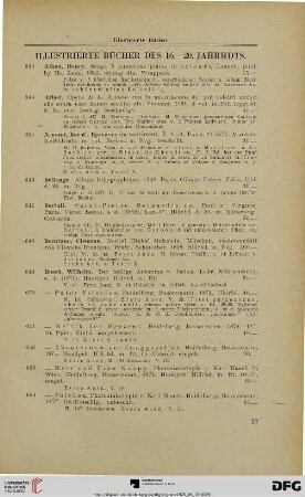 Illustrierte Bücher des 16.-20. Jahrhunderts (Nr. 643-809)