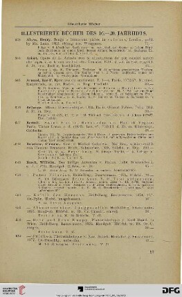 Illustrierte Bücher des 16.-20. Jahrhunderts (Nr. 643-809)