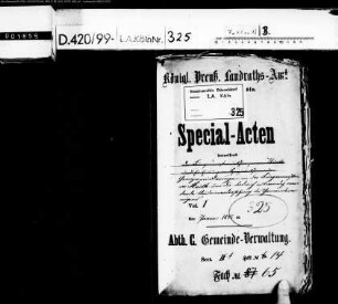 Bürgermeisterei Hürth (mit Karte)