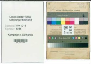 Entnazifizierung Katharina Kampmann , geb. 23.09.1911 (Lehrerin)