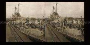 SMS Westfalen im Kieler Hafen
