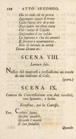 Scena VIII. / Achter Auftritt